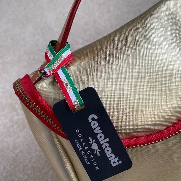 BNWT Cavalcanti gold makeup bag - Picture 8 of 8